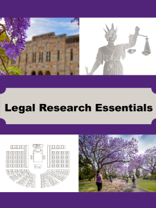 Legal Research Essentials book cover
