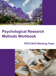 Psychological Research Methods Workbook book cover