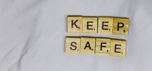 keep safe letter tiles