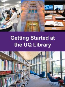 Getting started at the UQ Library book cover