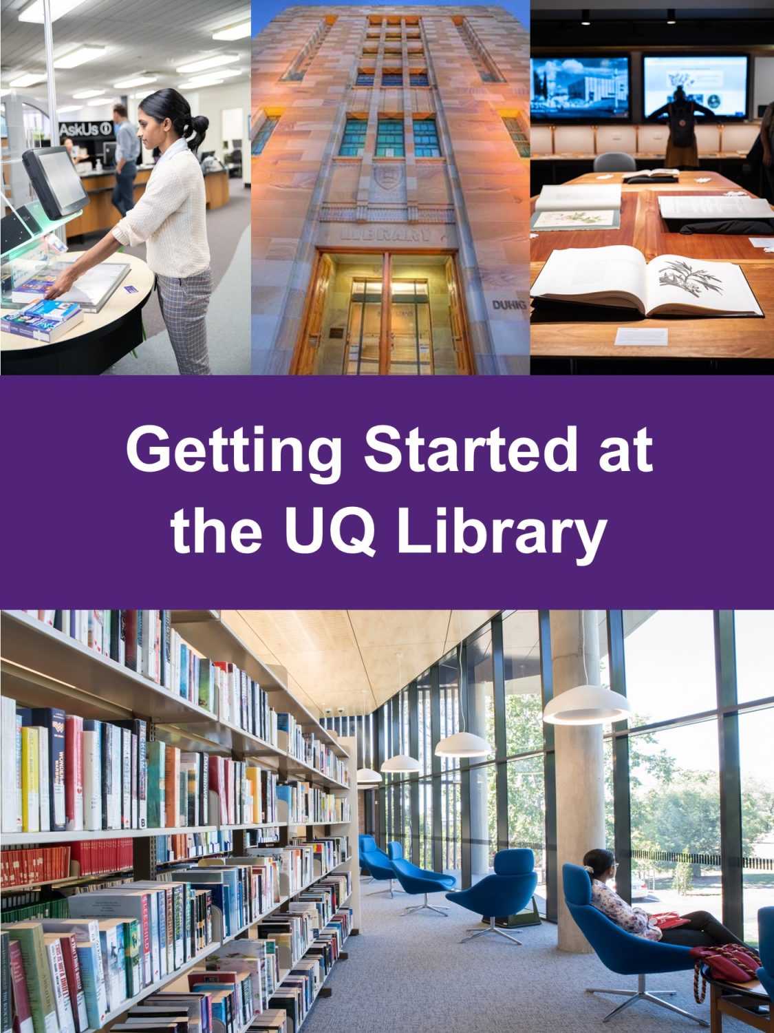 Cover image for Getting started at the UQ Library