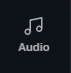 Audio button in Canva