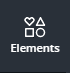Elements button in Canva