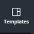 Templates button in Canva