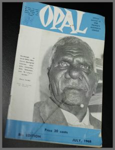 1968 cover of OPAL showing Willie McKenzie