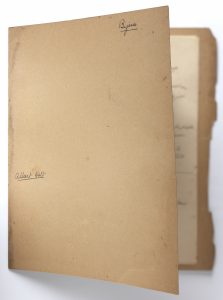 a folder marked ‘Bigera’ (Bidjara)