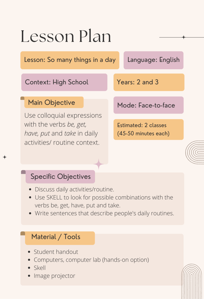 Lesson 2 plan – Using Language Data to Learn About Language: A Teachers ...