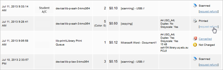 6. Printing at UQ – Use UQ Systems