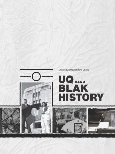 UQ has a Blak History book cover